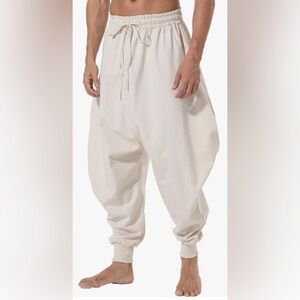Men’s white heram pants